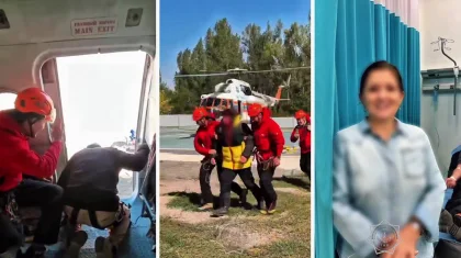 Алматыда тауларында мұздыққа шыққан бозбала есінен танып құлап қала жаздады (ВИДЕО)
