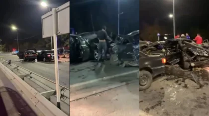 Павлодарда төрт көлік соқтығысып, бір адам қаза тапты