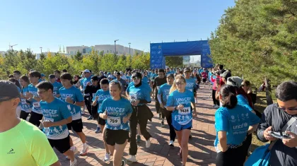 Астанада алғаш рет UNICEF Charity Run қайырымдылық жүгірісі өтті