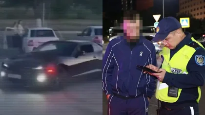 Астанада дрифт жасап, мақтанбақ болған жүргізуші 10 тәулікке қамалды (ВИДЕО)