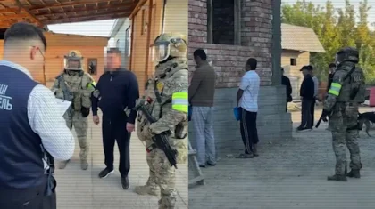 Жамбыл облысында жүк көліктерін тоқтатып, жүргізушілерді бопсалаған бір топ жігіт ұсталды (ВИДЕО)