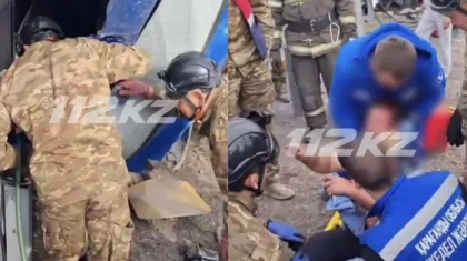 Қарағандыда жол апаты болды: жүк көлігінің жүргізушісі кабинада қысылып қалған