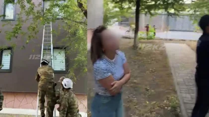 Қонаевта құтқарушылар пәтерде жалғыз қалған 6 жасар балаға көмекке келді