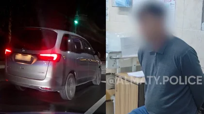 Алматыда ішімдікке сылқия тойған шетел азаматы рульге отырып, полициядан қашқан (ВИДЕО)