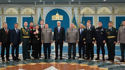 Маңғыстау мен Астана ТЖД басшылары ІІ дәрежелі «Даңқ» орденімен марапатталды