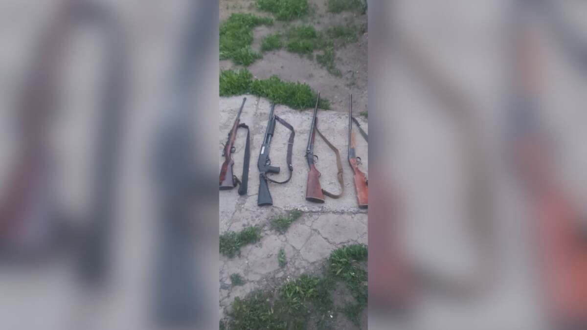 Ақтөбе облысында ауыл тұрғыны тіркелмеген қаруларды сақтаған
